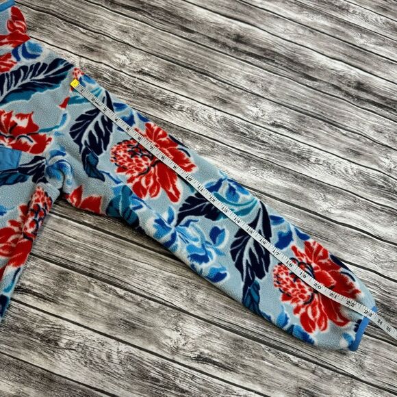 Patagonia Synchilla Snap-T Manoa Dusk Hawaiian Hibiscus Floral Fleece S SM Small - Picture 12 of 12